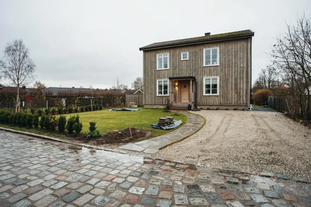 planera uppfart g ngstr k och gr nyta vid huset